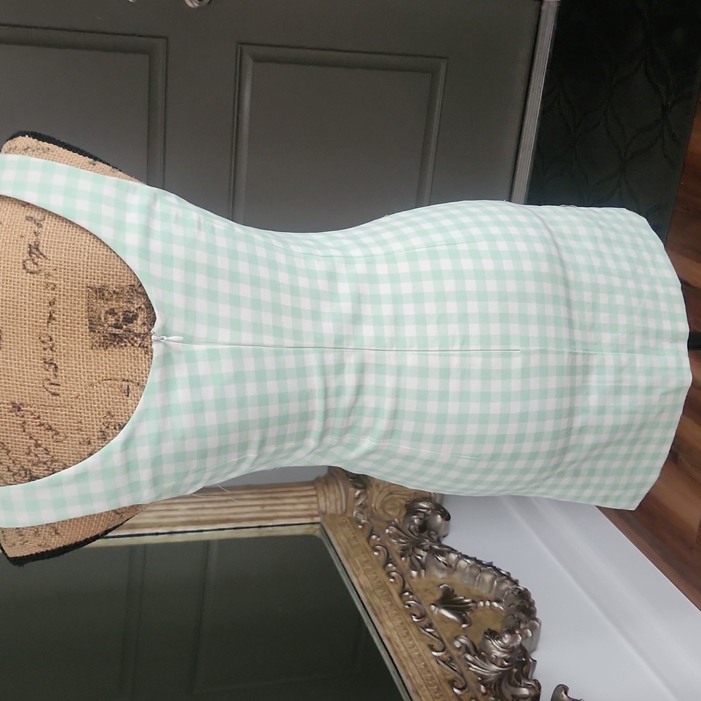 Mable Checkered Sleeveless Mini Dress - Picture 4 of 8